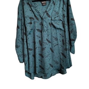 Torrid Sz 4 Harry Potter Blouse
